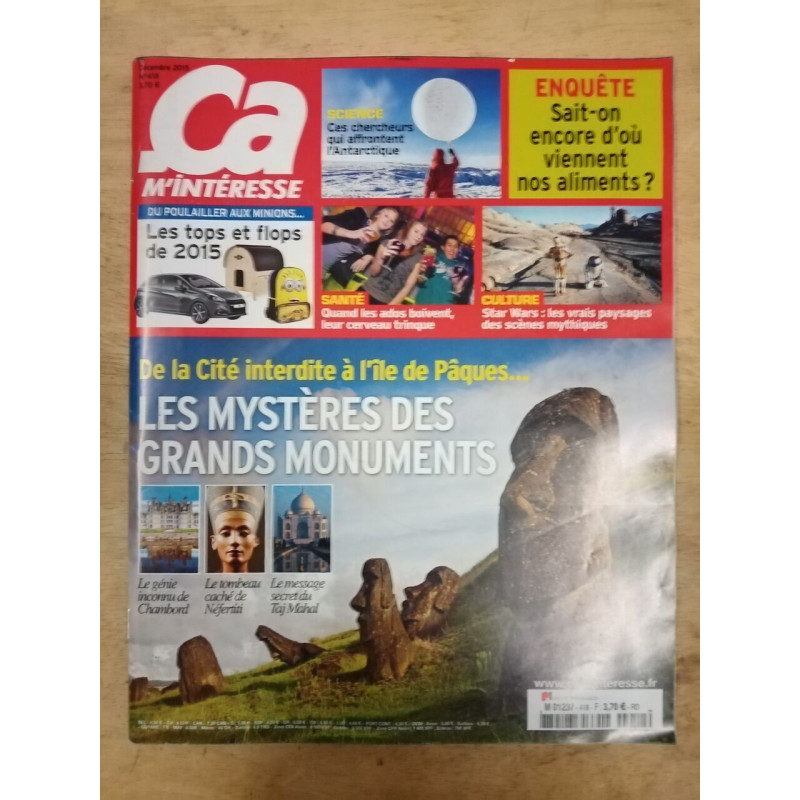 Ça m'intéresse nº 418 / Décembre 2015