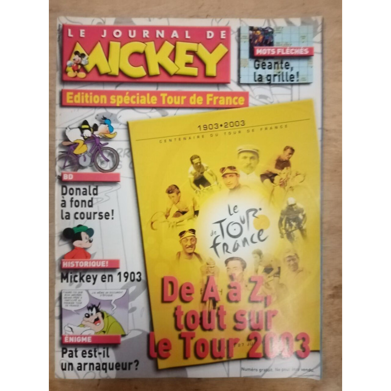 Le Journal de Mickey de A a Z tout sur le Tour 2003