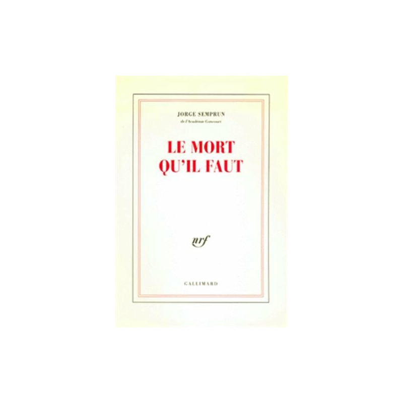 Le mort qu'il faut