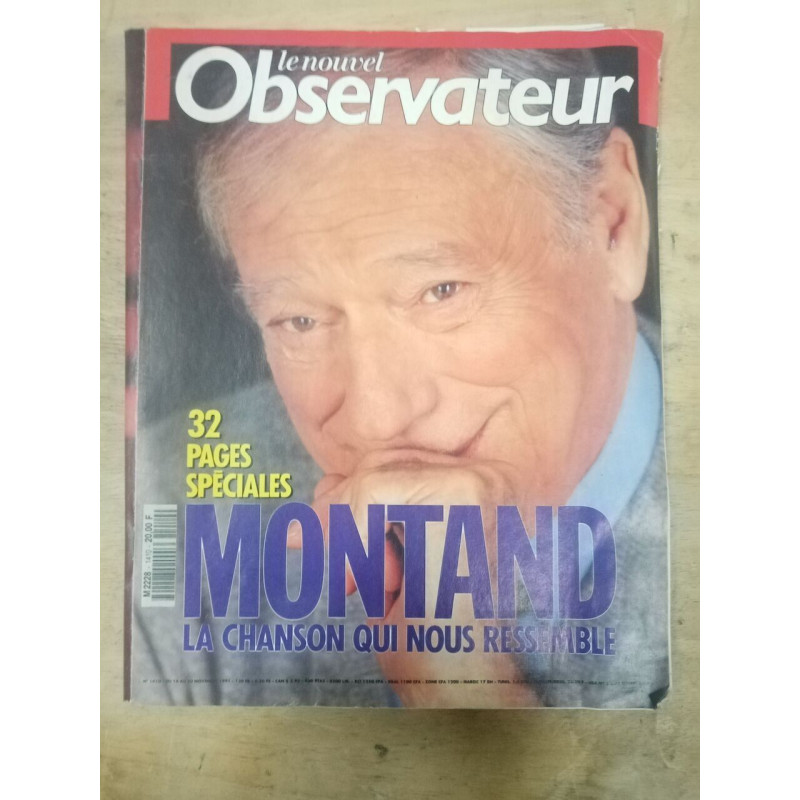 Le nouvel observateur: MONTAND LA CHANSON QUI NOUS RESSEMBLE