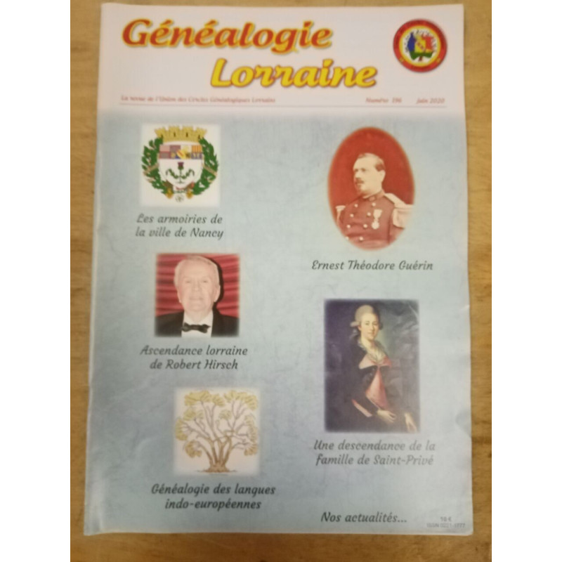 Généalogie Larraine Nº196 / Juin 2020