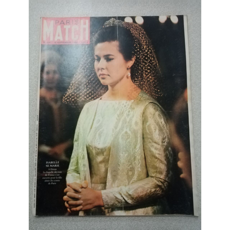 Paris Match - Isabelle se marie