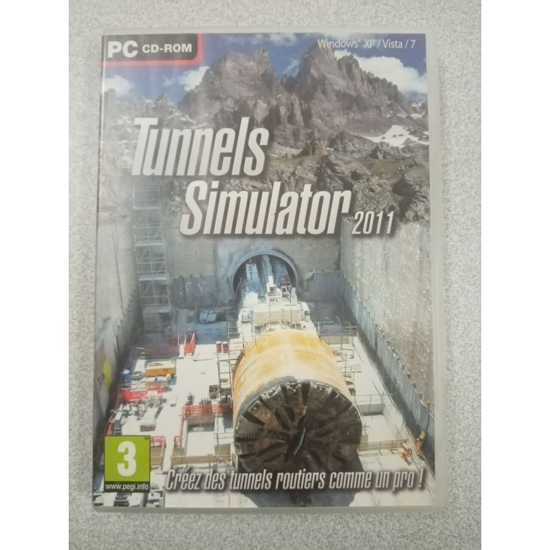 PC CD ROM - Tunnels simulator 2011