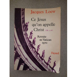 Ce Jésus qu'on appelle Christ (Mt 1 16)