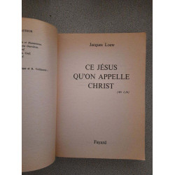 Ce Jésus qu'on appelle Christ (Mt 1 16)