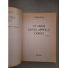 Ce Jésus qu'on appelle Christ (Mt 1 16)