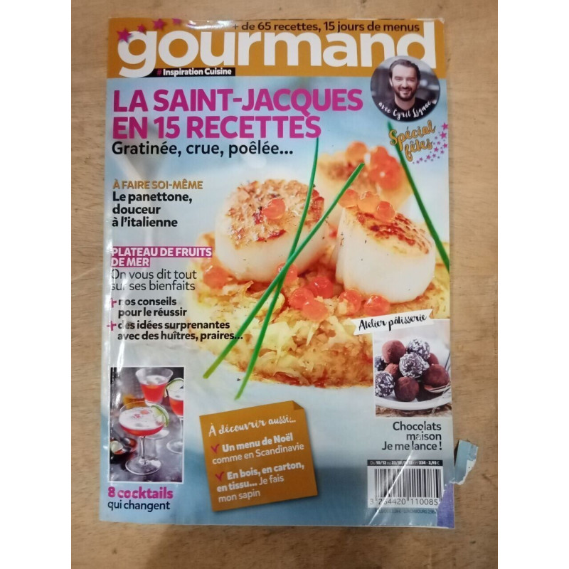 Gourmand Inspiration Cuisine Nº334 / Décembre 2015
