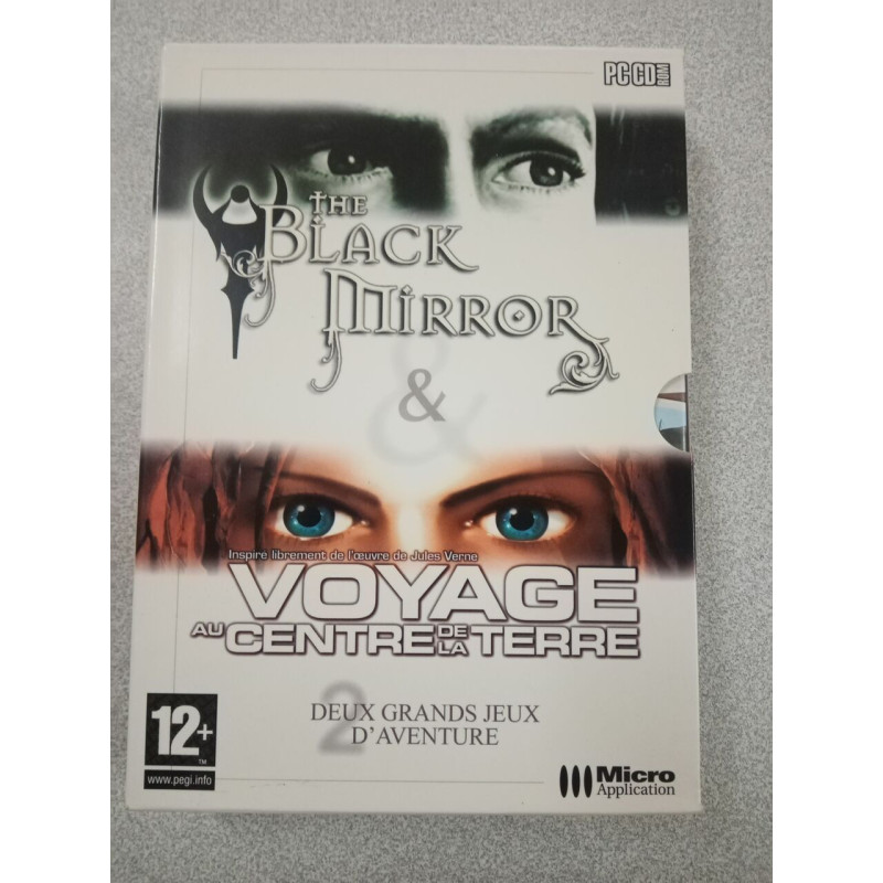Jeu Vidéo - 2 jeux - The black mirror et Voyage au centre de la terre