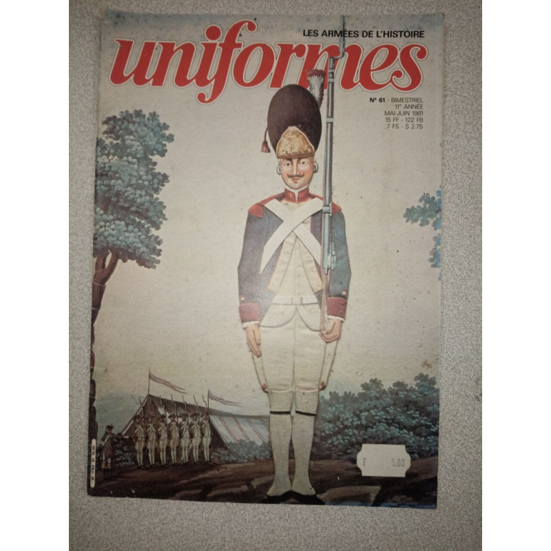 Uniformes nº 61 / Mai-Juin 1981