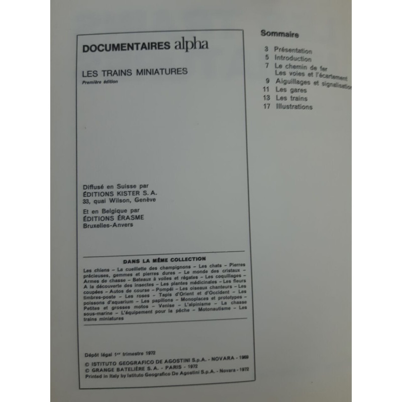 Documentaires alpha - Les trains miniatures