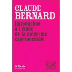 Introduction a l etude de la medecine experimentale