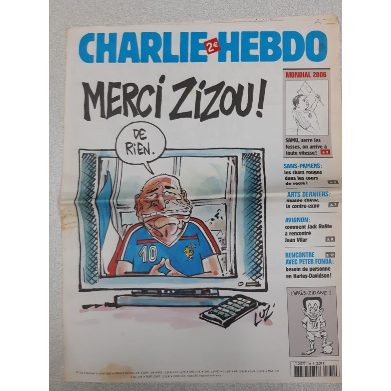 Revue Charlie Hebdo n° 734