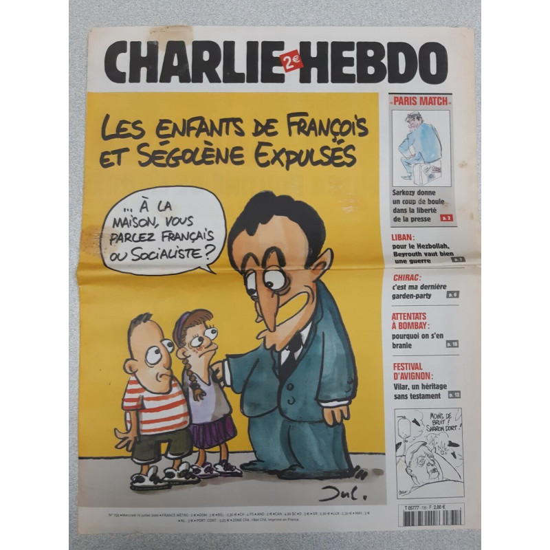 Revue Charlie Hebdo n° 735