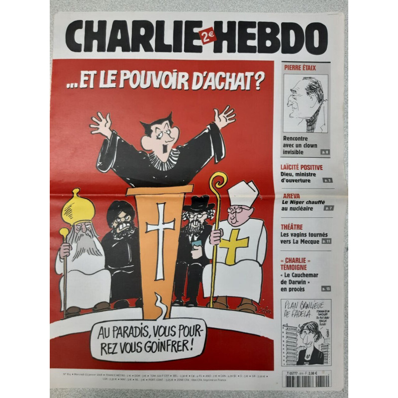 Revue Charlie Hebdo n° 814