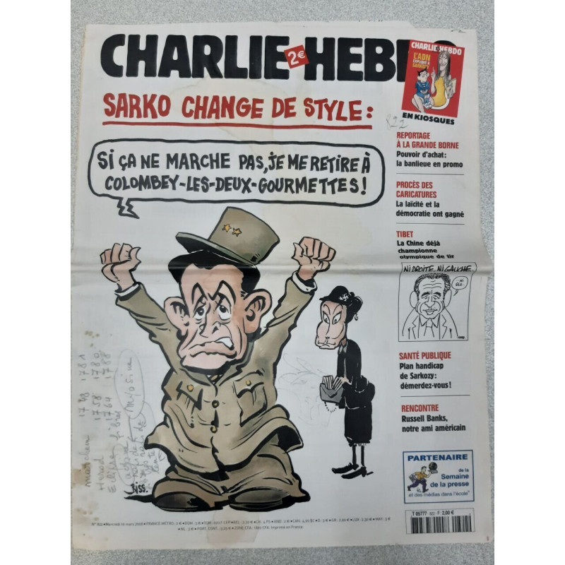 Revue Charlie Hebdo n° 822