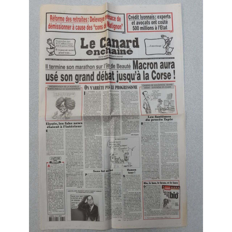 Journal Le Canard Enchaîné n° 5135