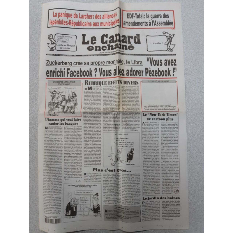 Journal Le Canard Enchaîné n° 5146