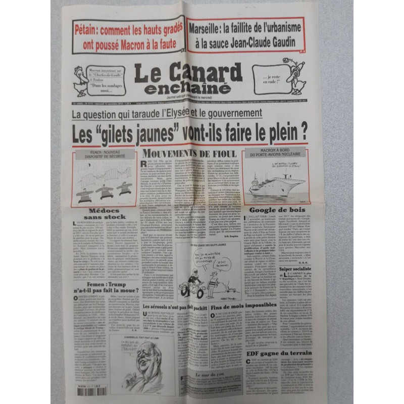 Journal Le Canard Enchaîné n° 5115