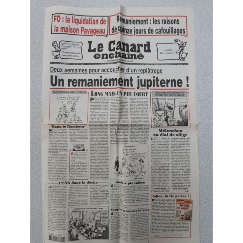 Journal Le Canard Enchaîné n° 5111