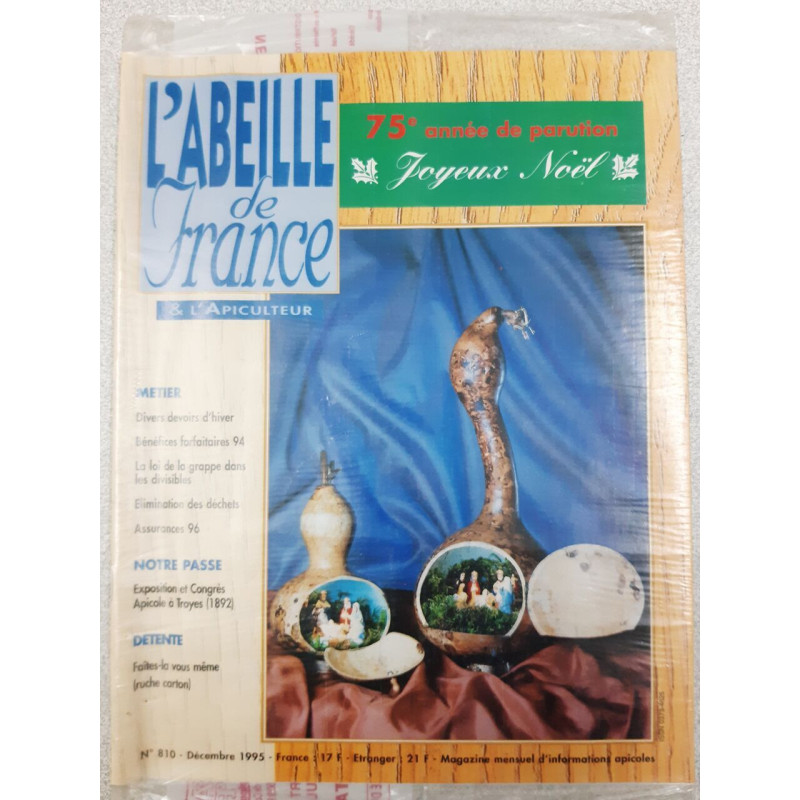 Revue L'abeille de France n° 810