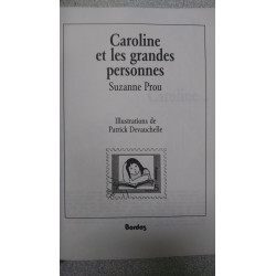 Caroline et les grandes personnes