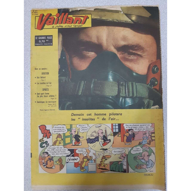 Vaillant Nº873- Le Journal Le Plus Captivant