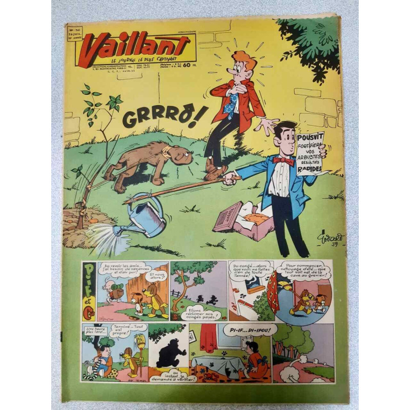 Vaillant Nº741 - journal plus captivant