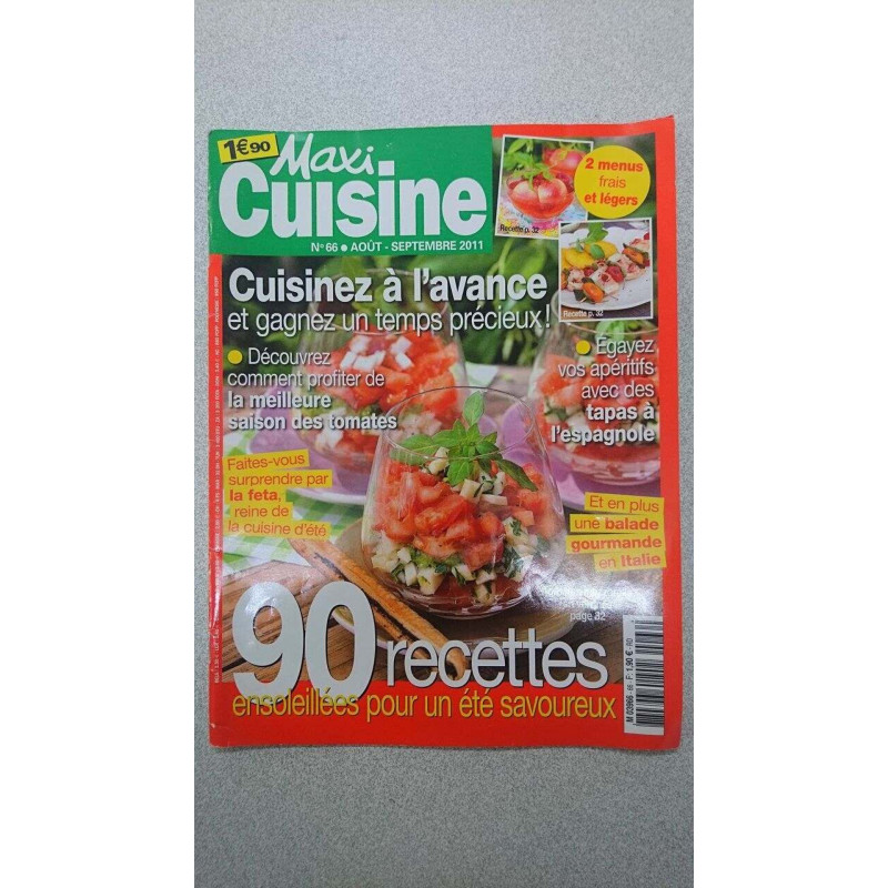 Maxi cuisine nº 66 / Août- Septembre 2011