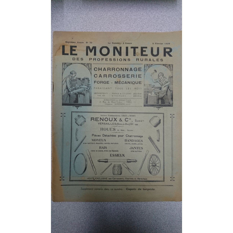 La moniteur n° 70 / Février 1929