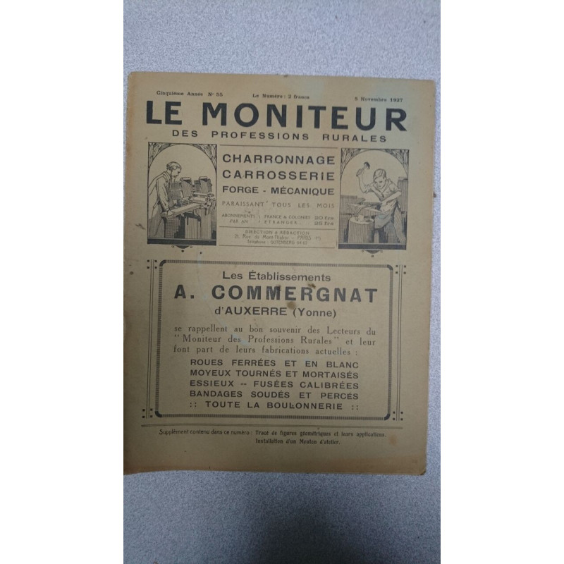 Le moniteur des professions rurales N.49 - Mai 1927