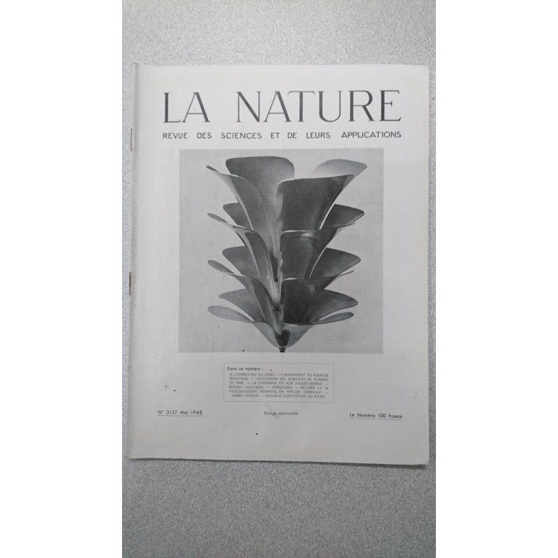 La nature N.3157 - Mai 1948