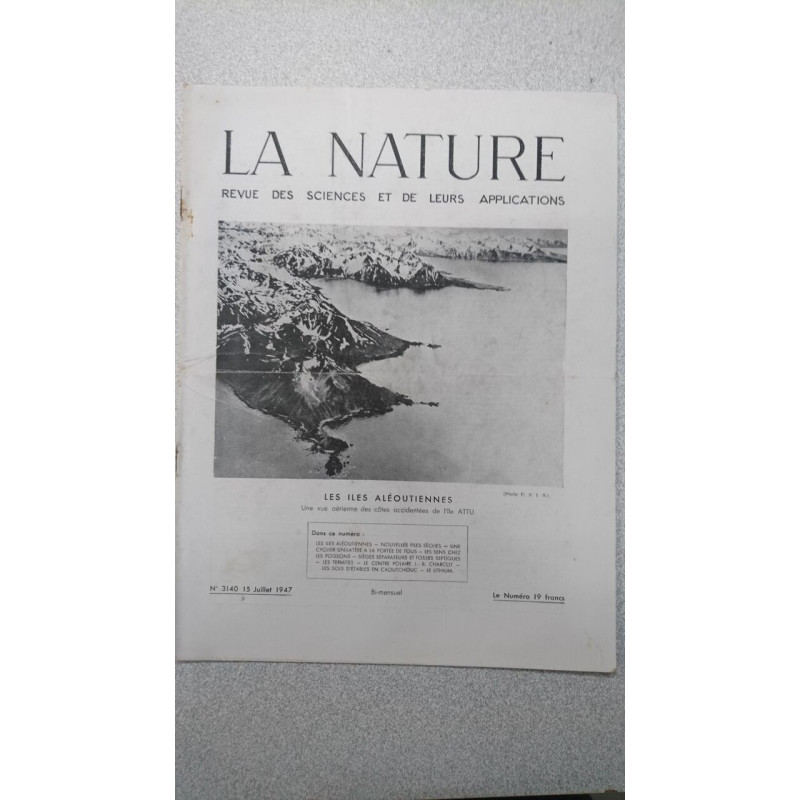 La nature N.3140 - Juillet 1947