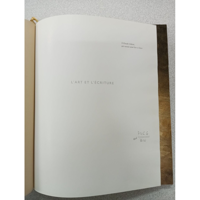 L'art et l'écriture