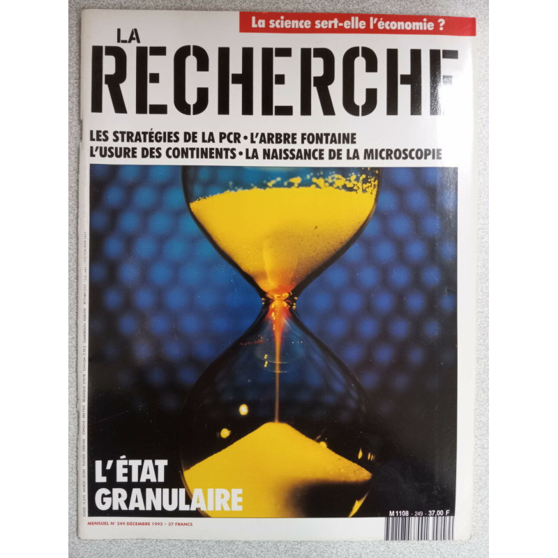 La Recherche nº 249 / Décembre 1992