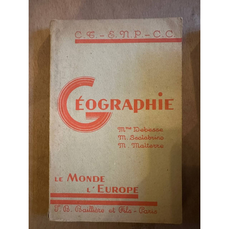 Gégraphie le monde l'Europe