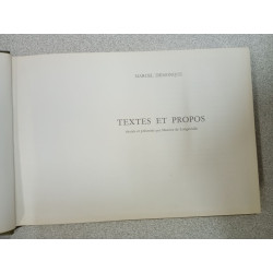 Textes et propos