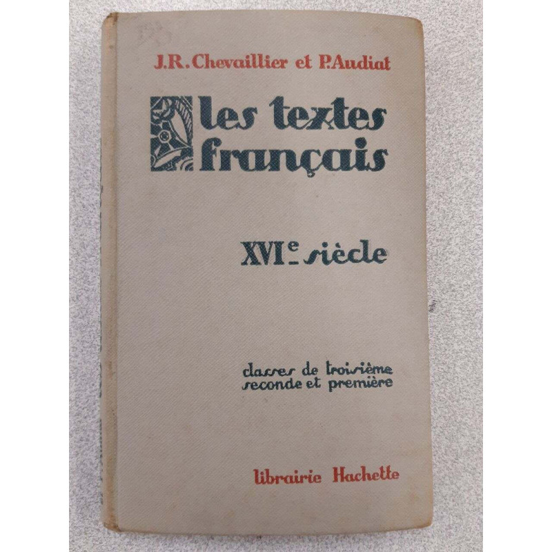 Les textes français XVI siecle