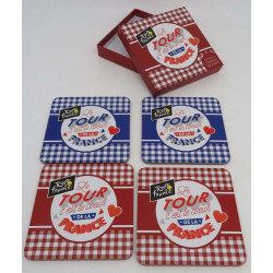 TOUR DE FRANCE - 4 coasters
