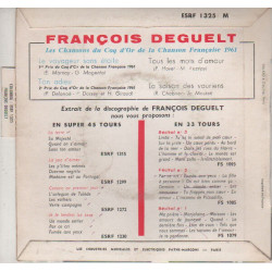 Coq D'Or de la Chanson Francaise 1961