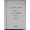 Dictionnaire des Techniques.Introduction historique sur...
