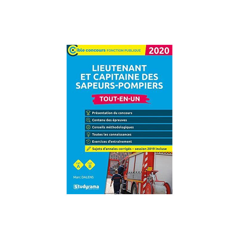Lieutenant et capitaine des sapeurs-pompiers professionnels 2020:...