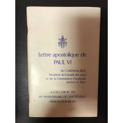 Lettre apostolique de Paul VI au cardinal roy