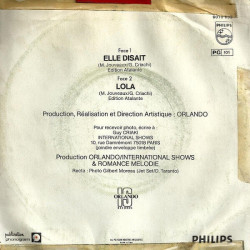 Elle Disait / Lola