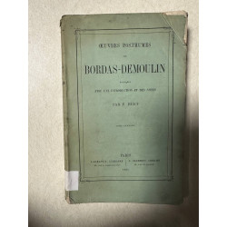 Oeuvres posthumes de Bordas-Demoulin tome premier