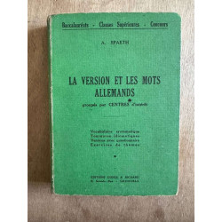 La version et les mots allemands