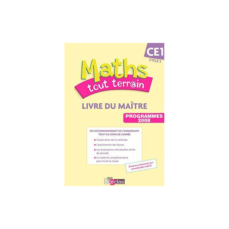 Maths tout terrain CE1: Livre du maître