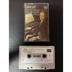 K7 Audio : Mozart - Concertos pour piano N° 12 et 21 Radu Lupu