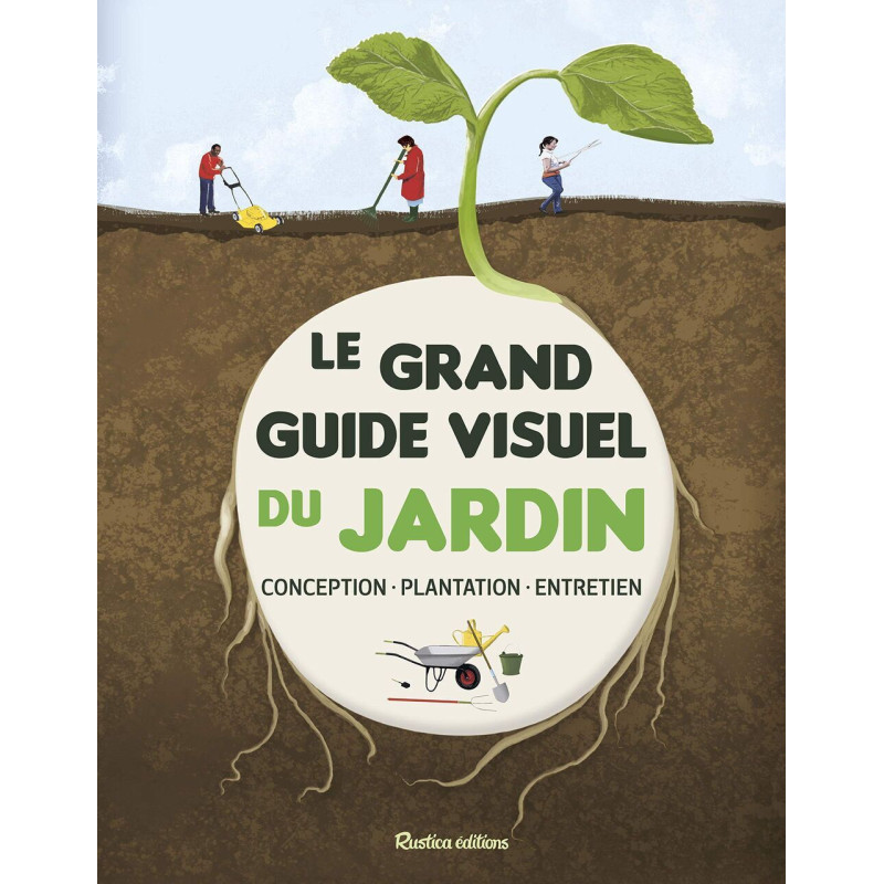 Le grand guide visuel du jardin : Conception plantation entretien