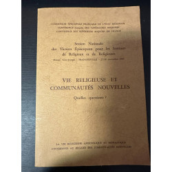 Vie religieuse et communautés nouvelles
