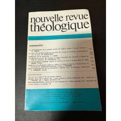 Nouvelle revue théologique 114e annee n°3 tome 104
